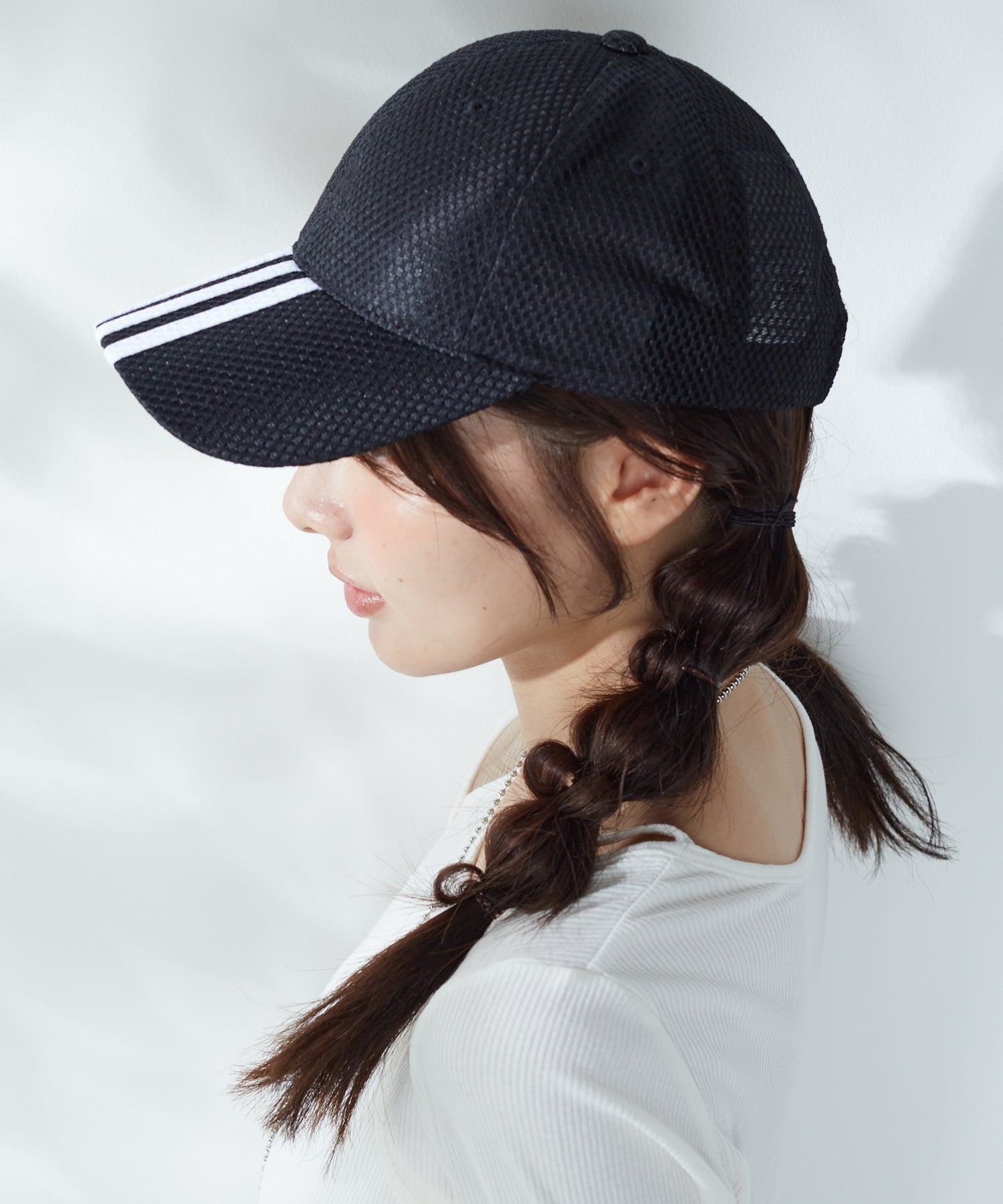 アディダス adidas adidas BOS Vー3ST SM CAP/アディダス メンズ・レディースUVカットキャップ