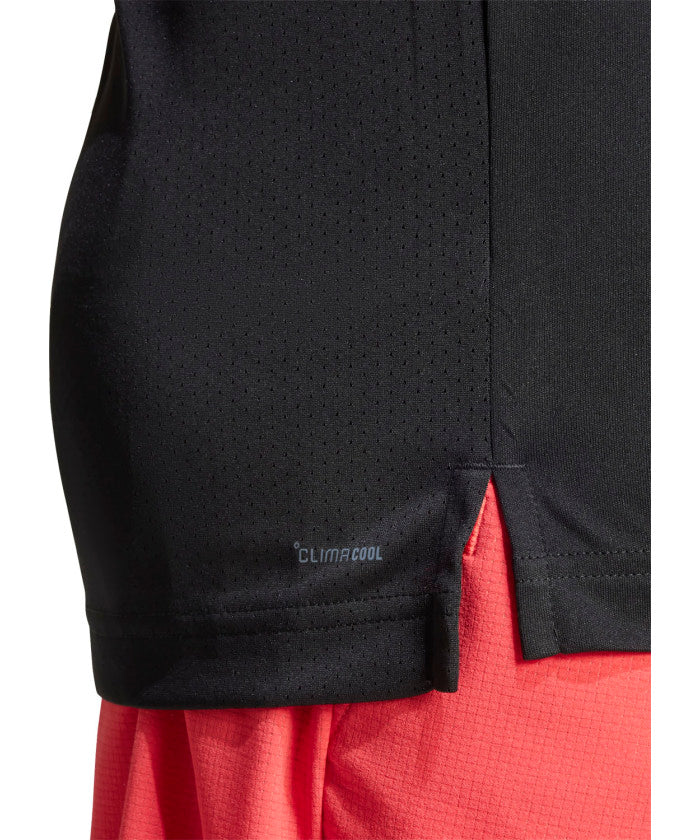 アディダス adidas アディダス adidas テニス クラブ テニス ポロシャツ 半袖シャツ メンズ 男性用 テニスウェア トップス 試合着 練習着 移動着 部活 (JF8506 ブラック) JF8506 ブラック