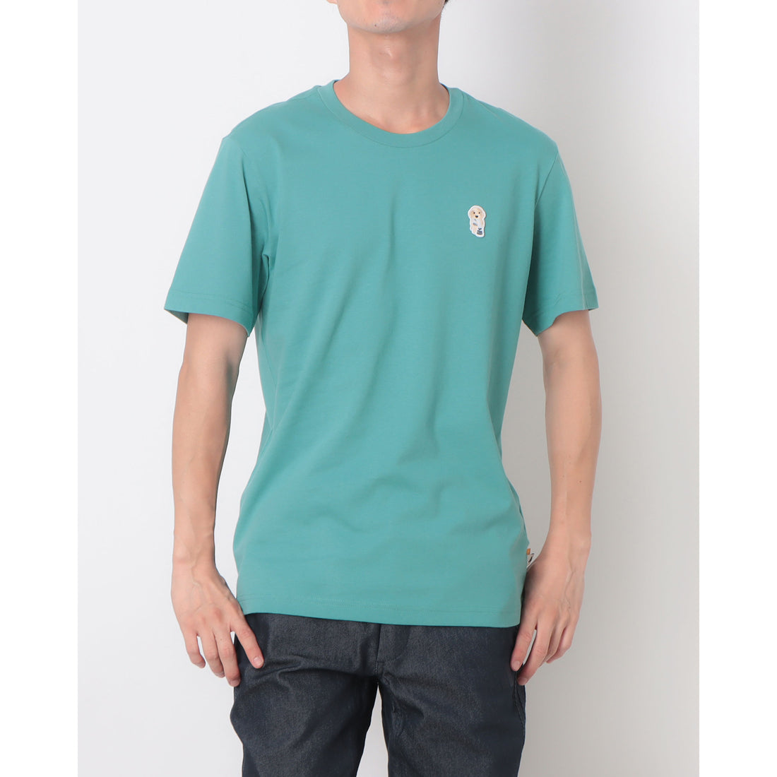 アディダス adidas メンズ Tシャツ M DOG SOCK Tシャツ TX452 (グリーン) グリーン