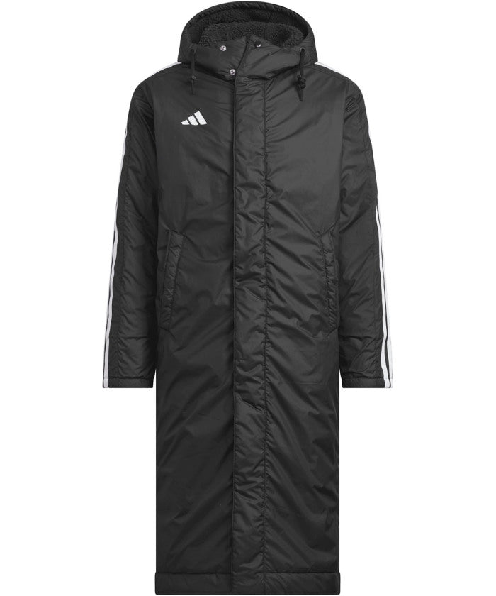 adidas Three Stripes Loose Fit Long Boa Coat Men Women Outerwear Jacke