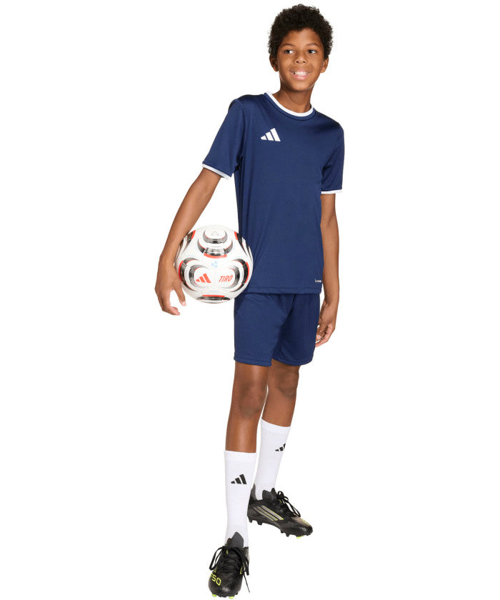 アディダス adidas アディダス adidas サッカー エントラーダ 26 ジャージー キッズ CQ691 (JZ2532 ホワイト/ブラック) JZ2532 ホワイト/ブラック