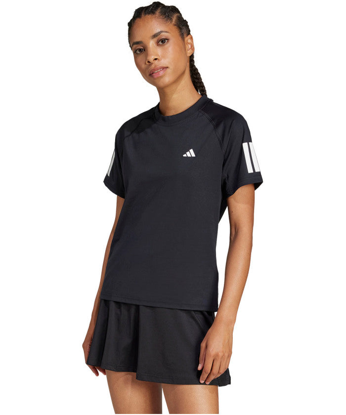 Adidas adidas Adidas adidas Tennis Club Three Stripes Tennis ClimaCool Short Sleeve T-Shirt KSY06