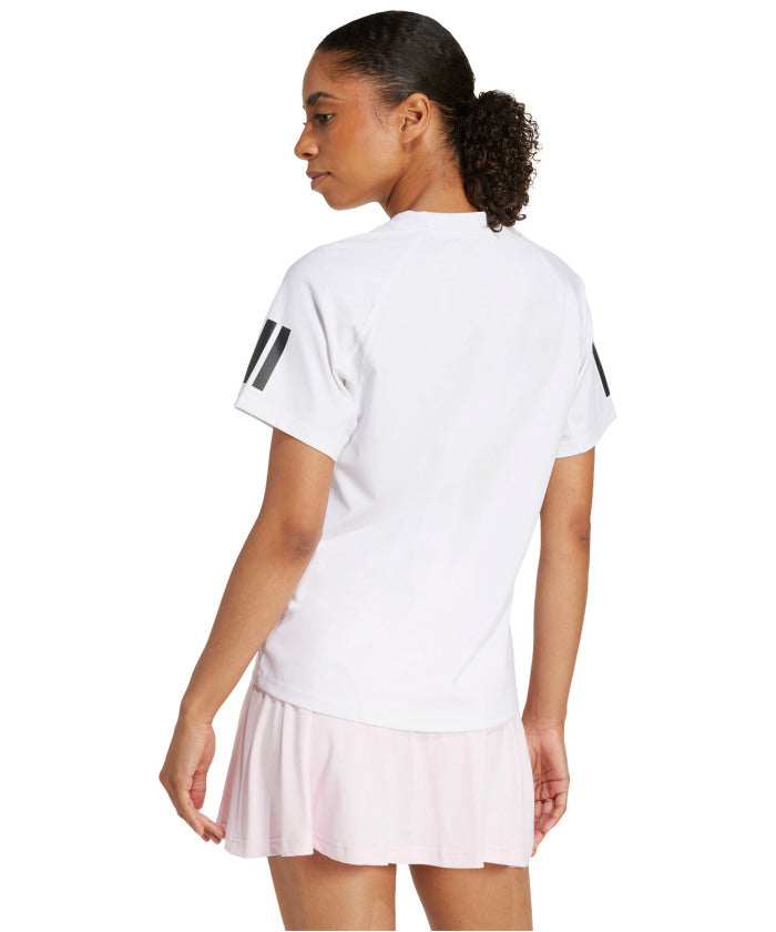 Adidas adidas Adidas adidas Tennis Club Three Stripes Tennis ClimaCool Short Sleeve T-Shirt KSY06