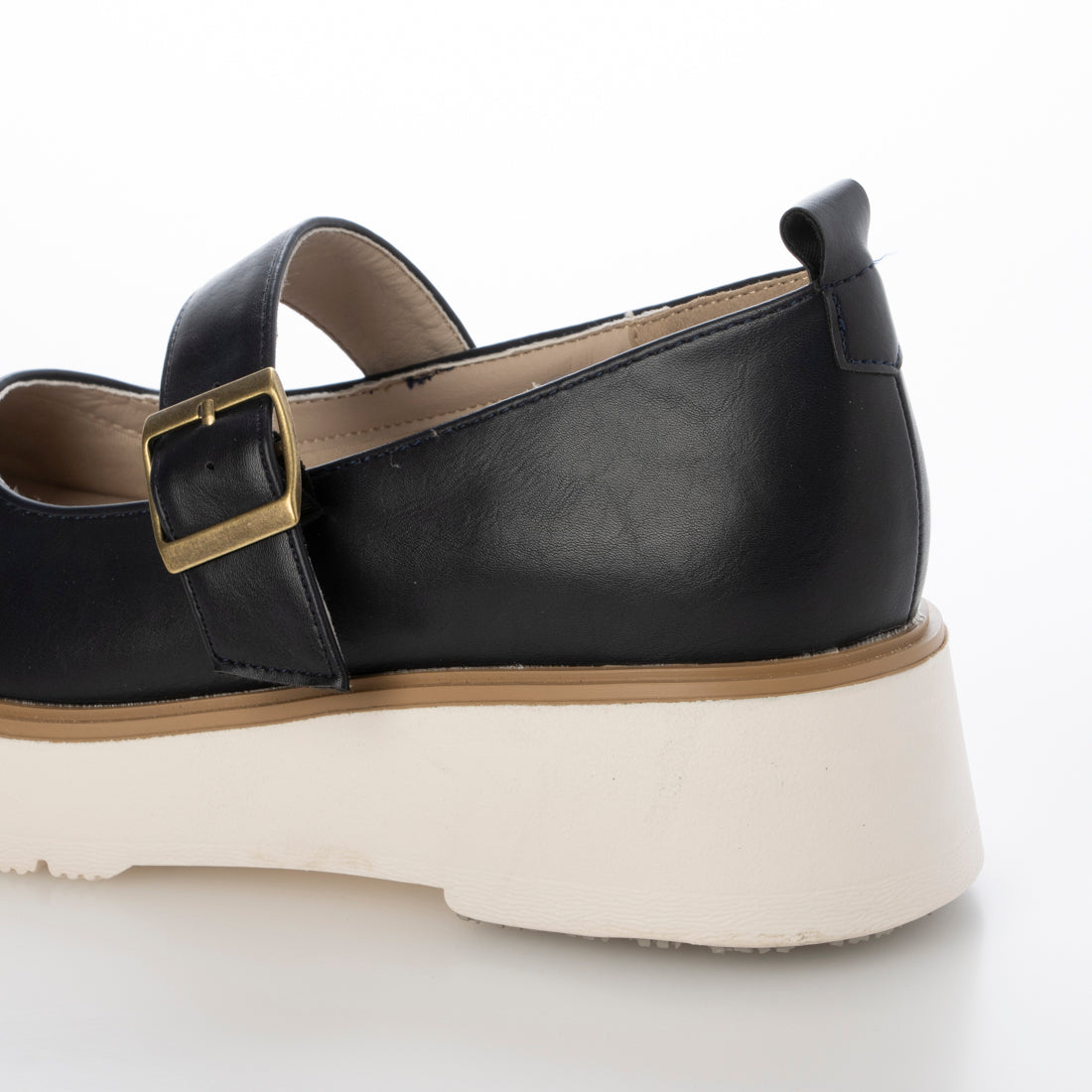 アドット adottona 【3E】プラットフォームメリージェーン【厚底】 (NVY) NVY