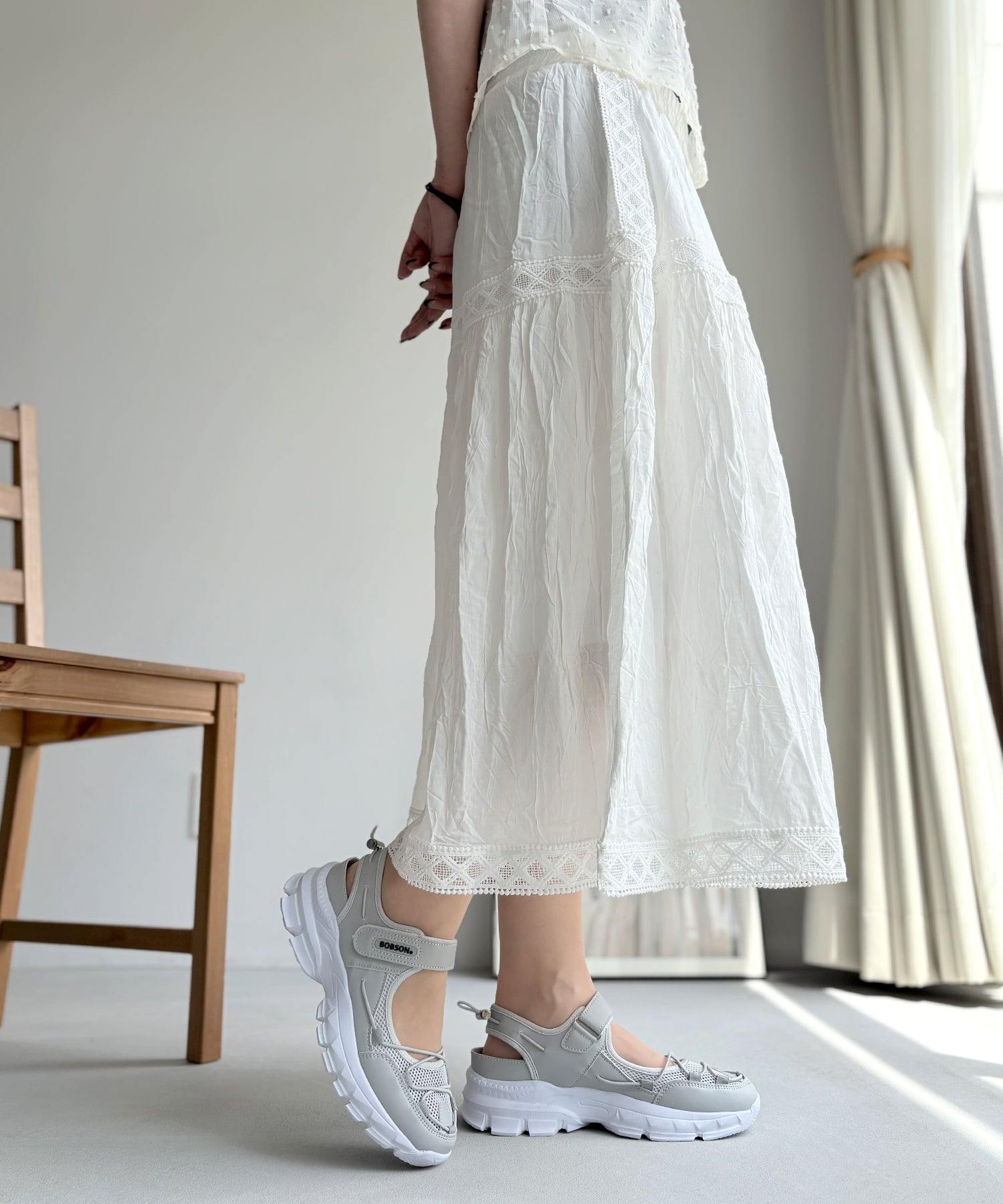 アドット adottona 【軽量】スポーツサンダルスニーカー【簡単着脱】 (GRY) GRY