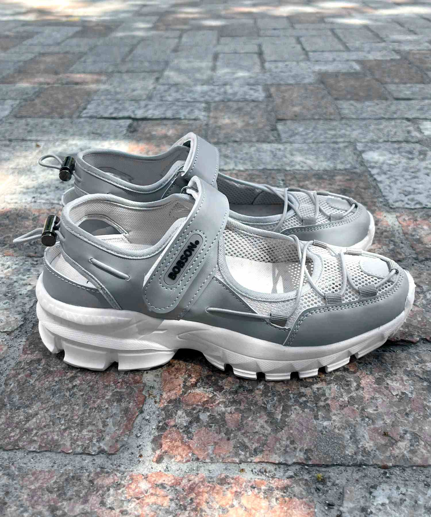 アドット adottona 【軽量】スポーツサンダルスニーカー【簡単着脱】 (GRY) GRY