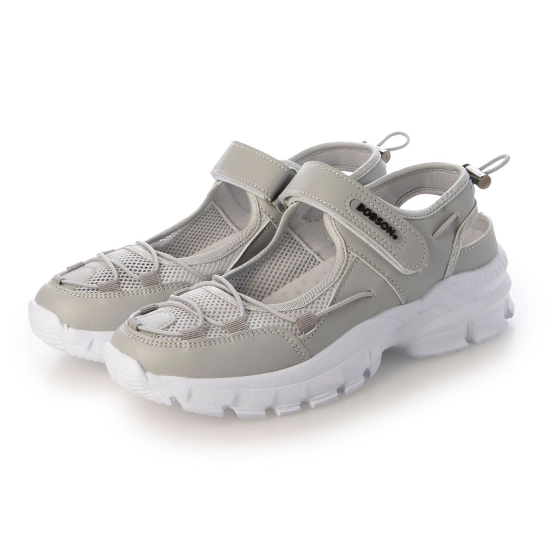 アドット adottona 【軽量】スポーツサンダルスニーカー【簡単着脱】 (GRY) GRY