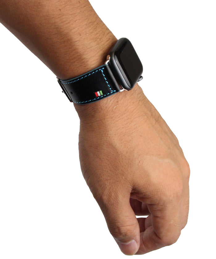 エーディーシー ADC GORBE 意大利皮革彩邊蘋果手環 42/44mm