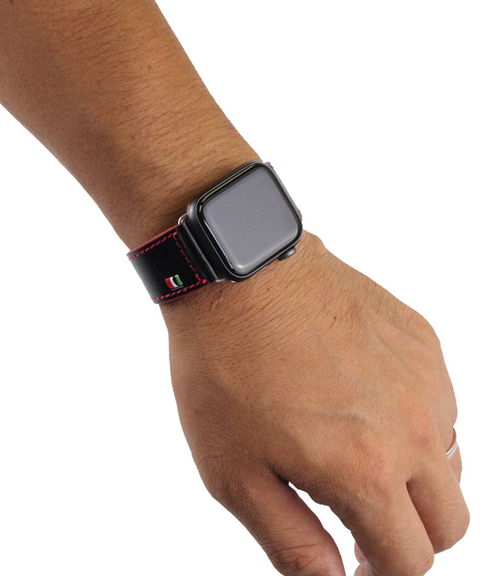 エーディーシー ADC GORBE 意大利皮革彩邊蘋果手環 42/44mm