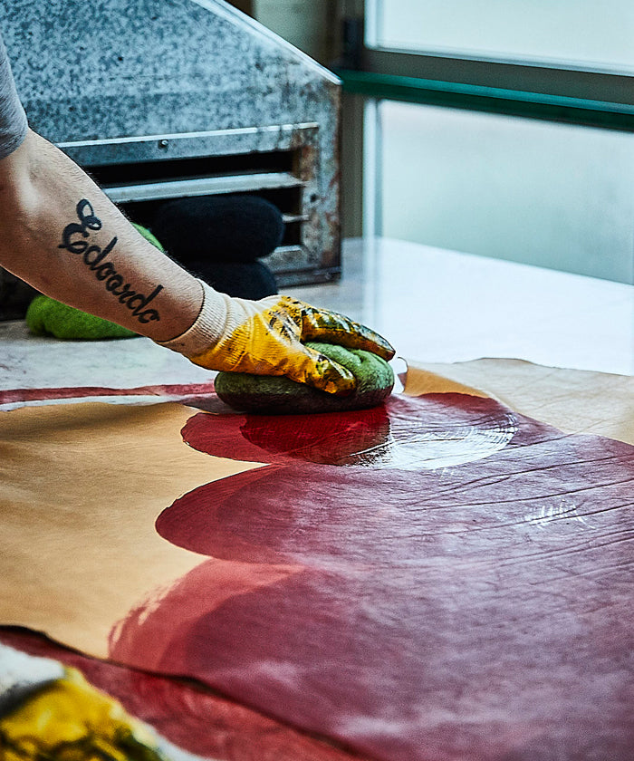 エーディーシー ADC GORBE 意大利皮革彩邊蘋果手環 42/44mm