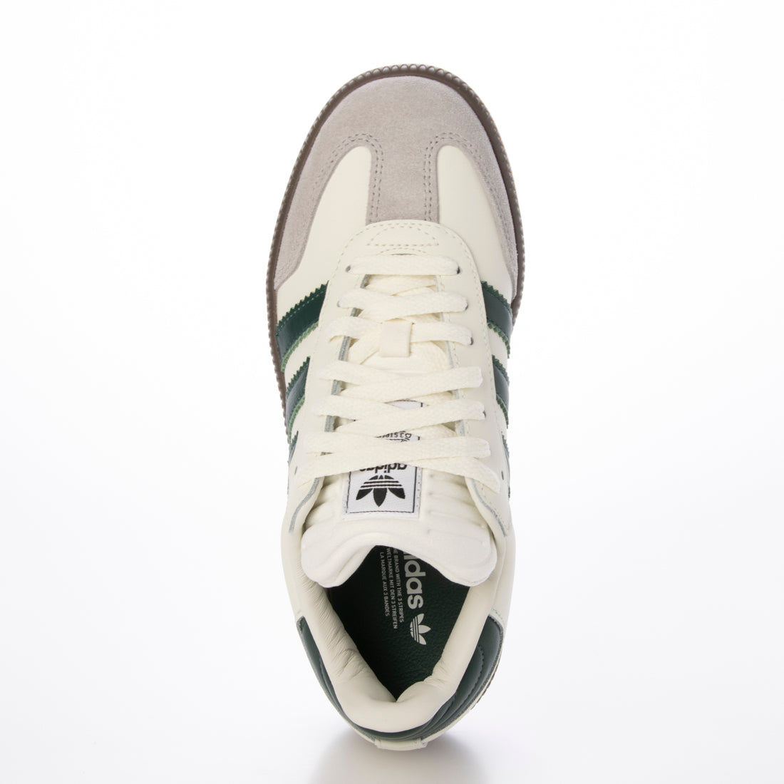 adidas Originals adidas Samba XLG Platform Samba Leather Sneakers IE3911 Thick-soled Shoes White Green Women's