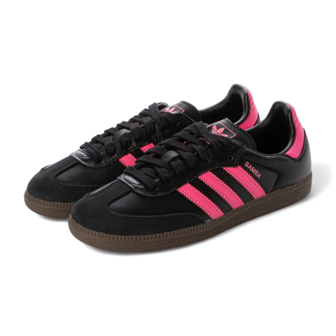 アディダス オリジナルス adidas Originals SAMBA OG W サンバ JS1386 黒 ピンク スニーカー シューズ メンズ レディース (Black-Pink(JS1386)) Black-Pink(JS1386)