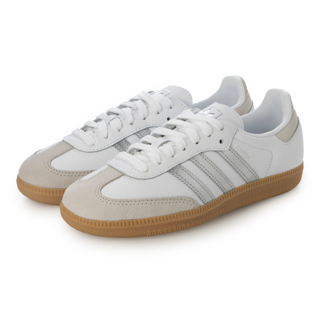 Adidas Originals SAMBA OG W Samba JI2725 White Silver Sneakers Shoes M Adidas Originals SAMBA OG W Samba JI2725 White Silver Sneakers Shoes M