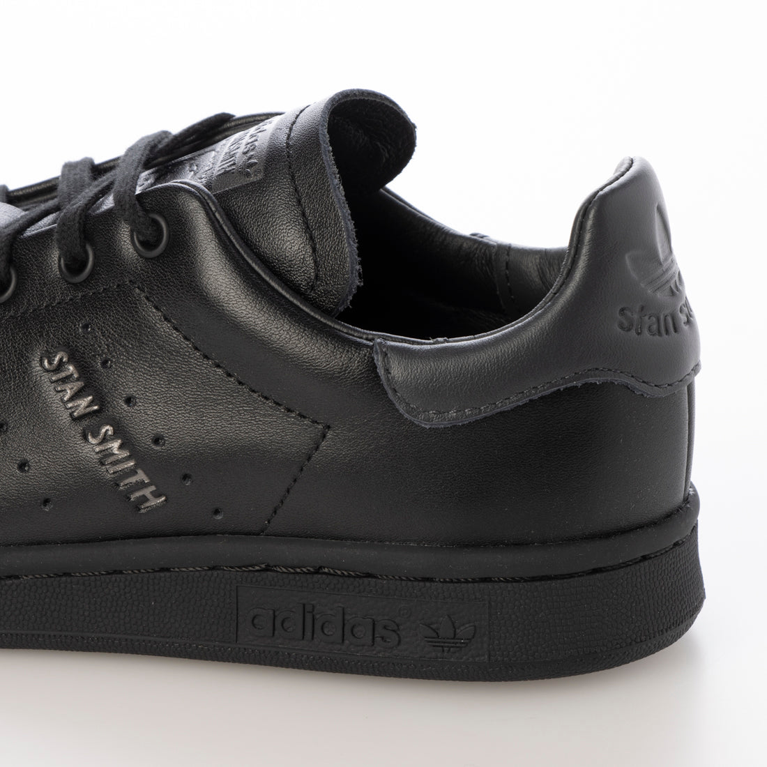 adidas Originals STAN SMITH LUX Stan Smith All Black Luxury leather Sneakers HQ6787 black Shoes Men's Women's