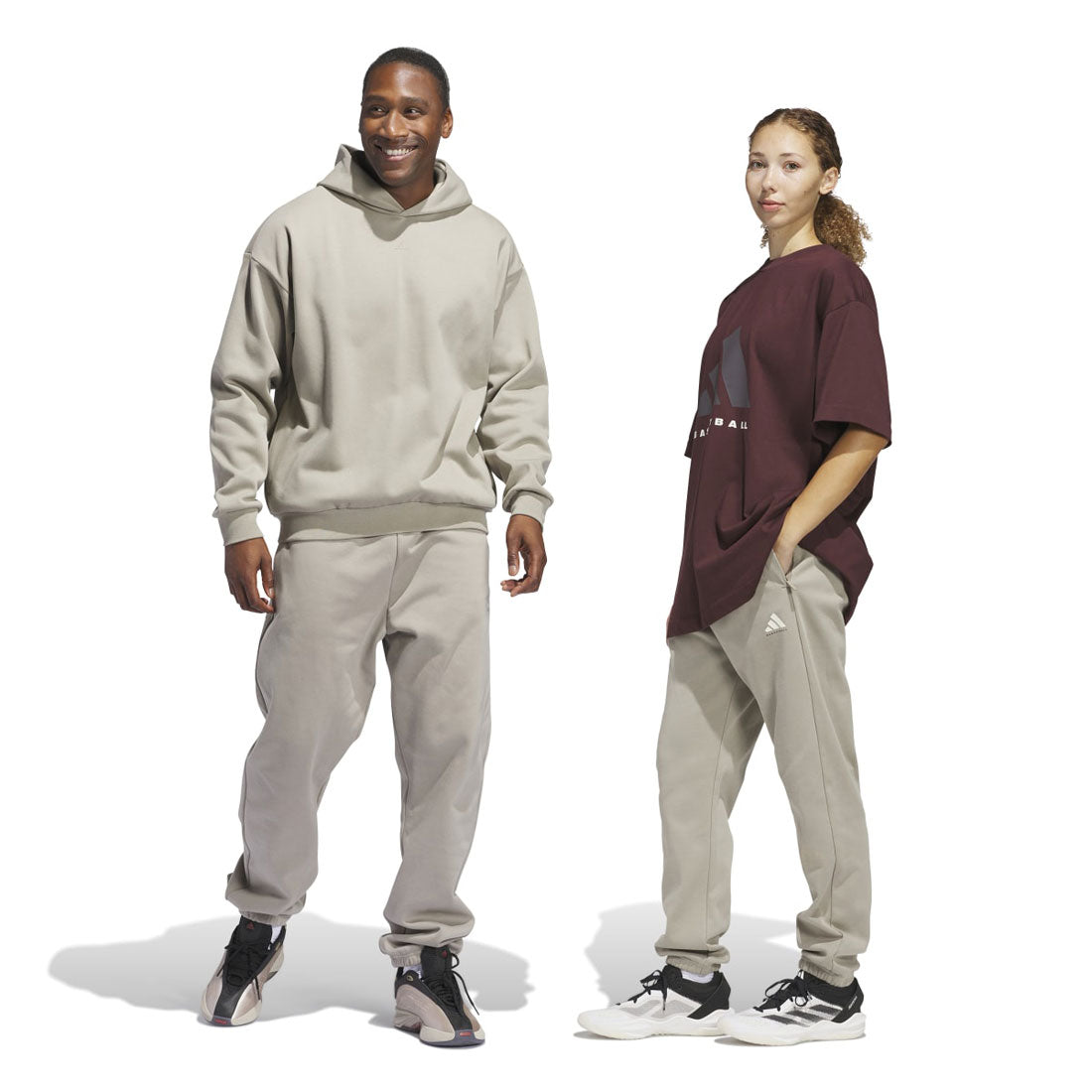 アディダス オリジナルス adidas Originals adidas BASKETBALL FLEECE JOGGER(アディダス バスケットボール フリースジョガー(ジェンダーニュートラル)) (Putty Beige) Putty Beige