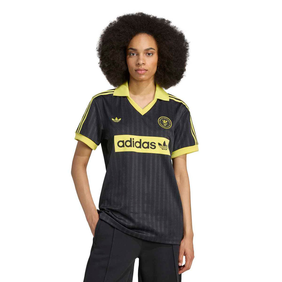 アディダス オリジナルス adidas Originals サッカー インスパイアード グラフィック ジャージ(GRAPHIC FOOTBALL INSPIRED JERSEY) (Black) Black