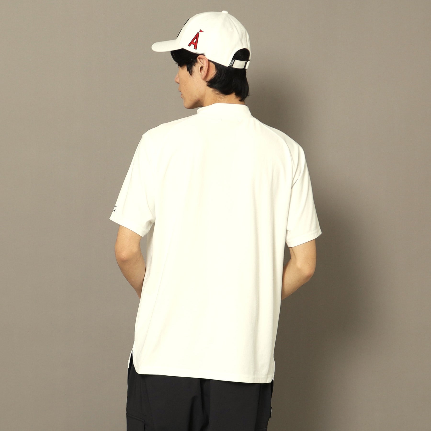 アダバット ストリーム ADABAT STREAM UVカット/吸水速乾 モックネックポケットT (ブラック(019)) ブラック(019)