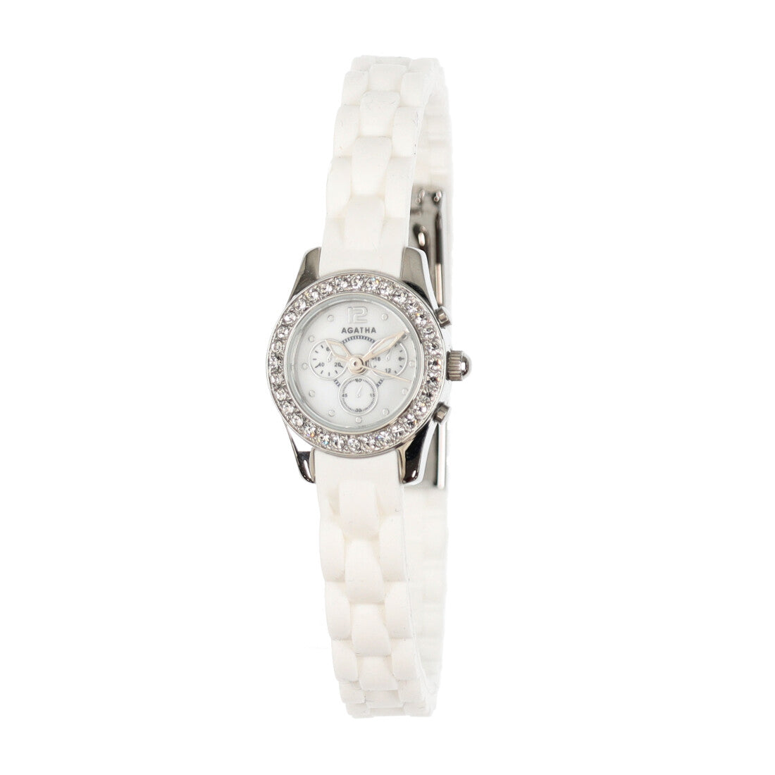 AGATHA PARIS 新品 電池入り MADE IN FRANCE AGATHA 新品 電池入り ピンクゴールド MADE IN FRANCE