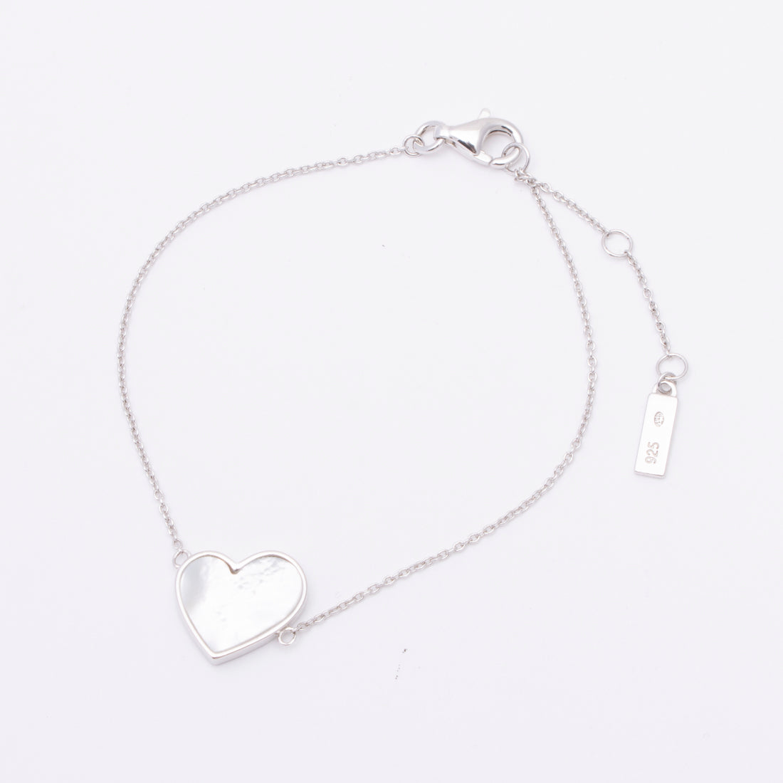 アガタ パリ AGATHA PARIS MOPA LOVAブレスレット、ハート、ホワイトマザーオブパール (ホワイトマザーオブパール) ホワイトマザーオブパール