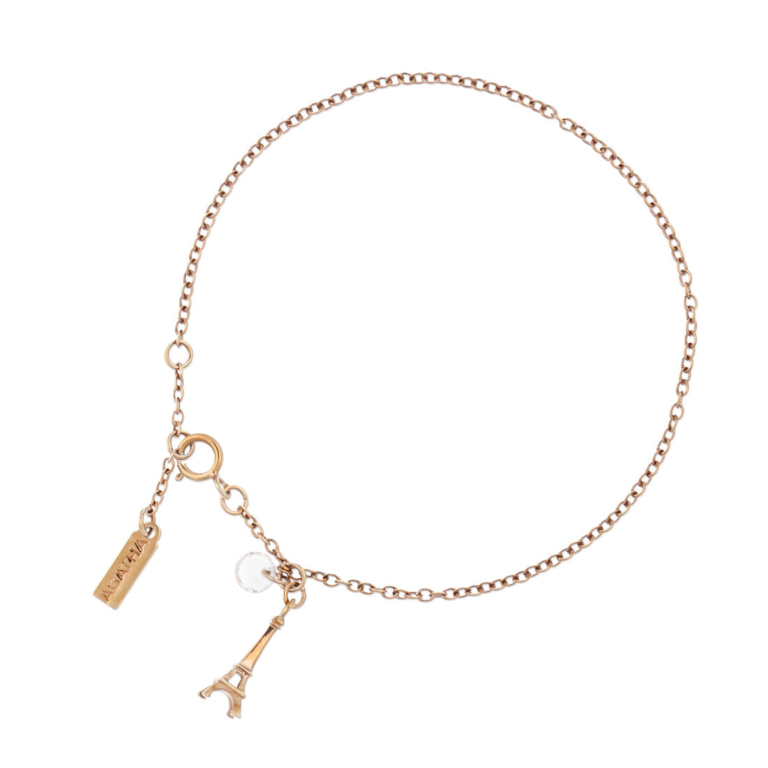 アガタ パリ AGATHA PARIS エッセンシャルコレクション、ブレスレット、エッフェル (ピンク) ピンク