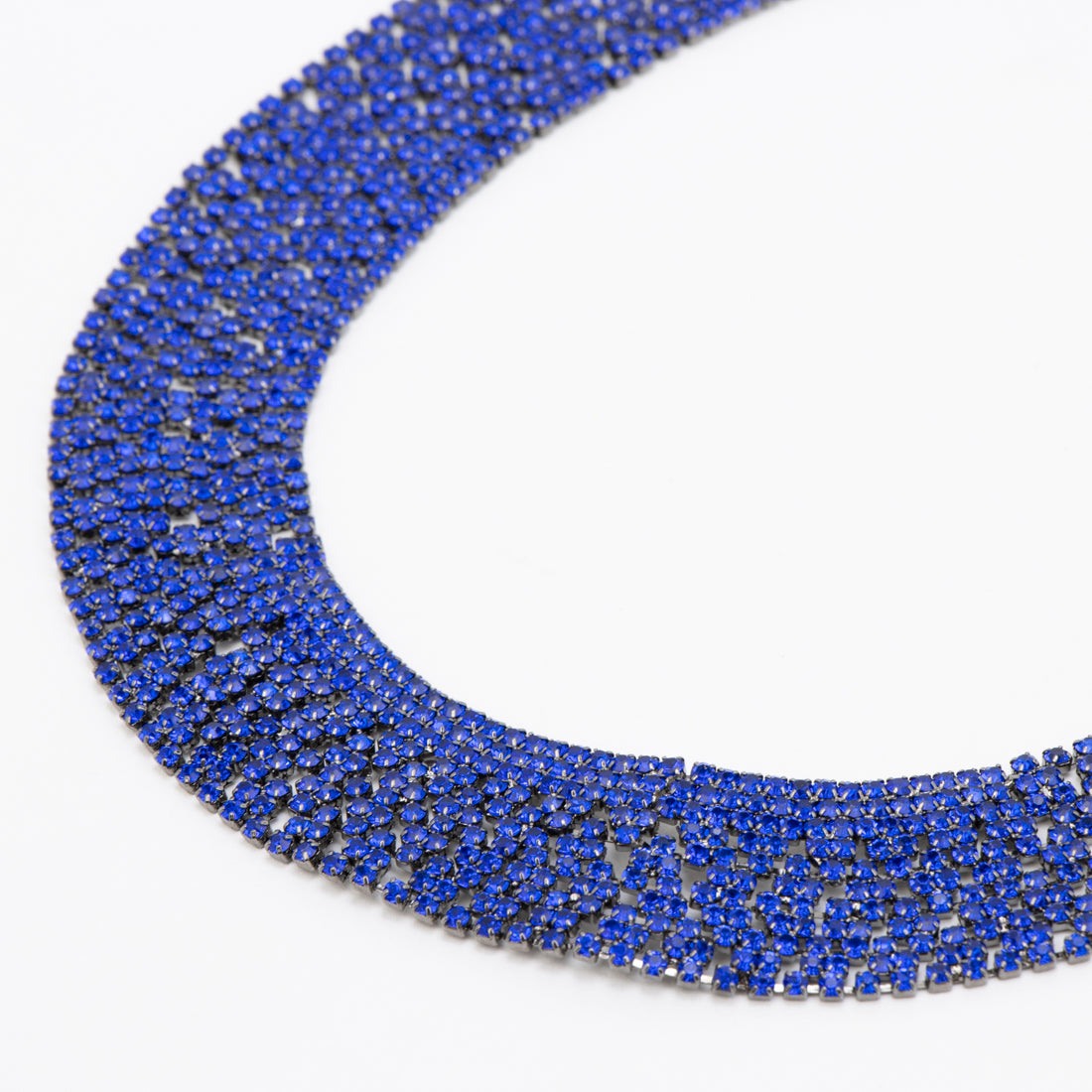 アガタ パリ AGATHA PARIS ロッククチュール ネックレス、パヴェチェーン (ブルー) ブルー