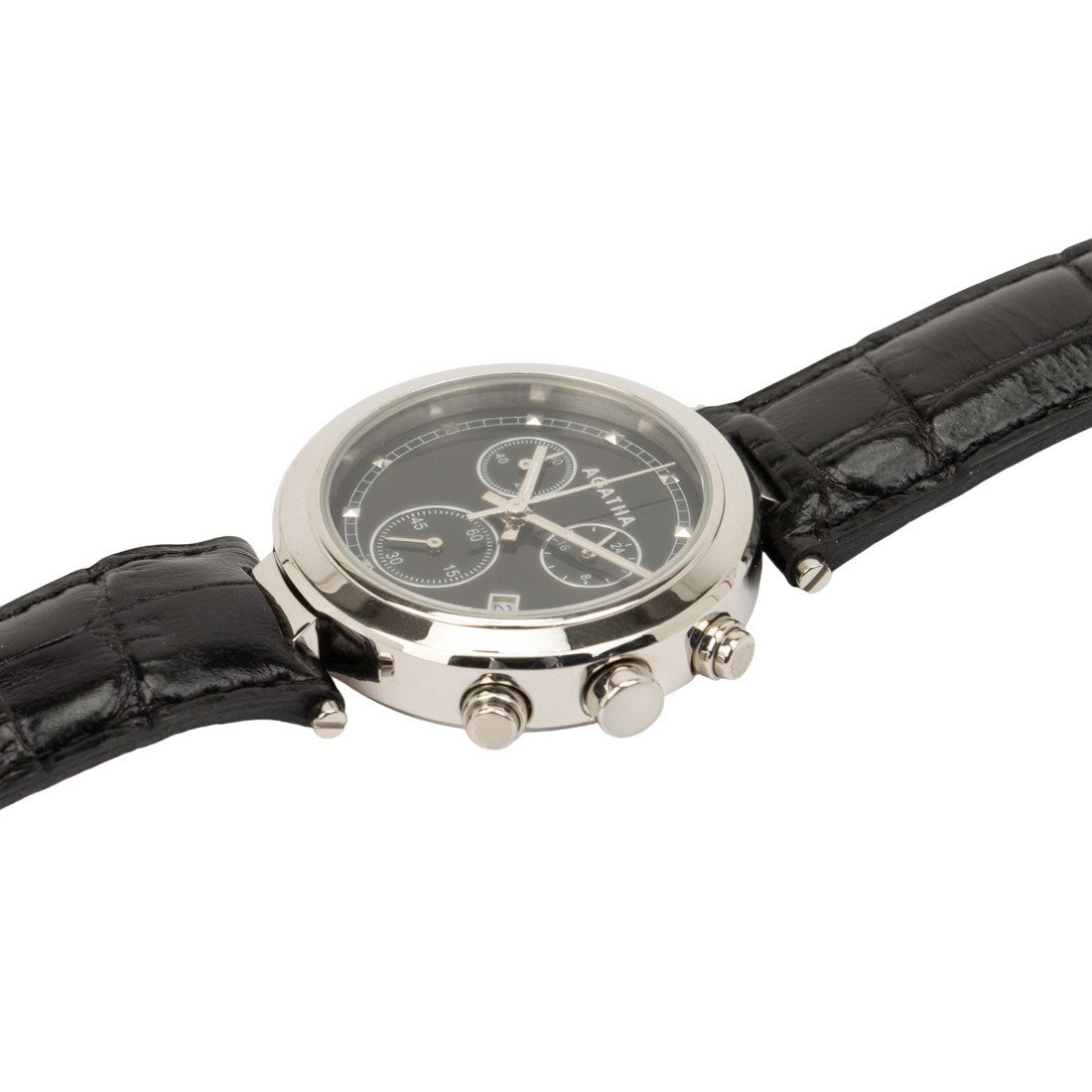 アガタ パリ AGATHA PARIS レザーボルティージュ、ブラック (ブラック) ブラック