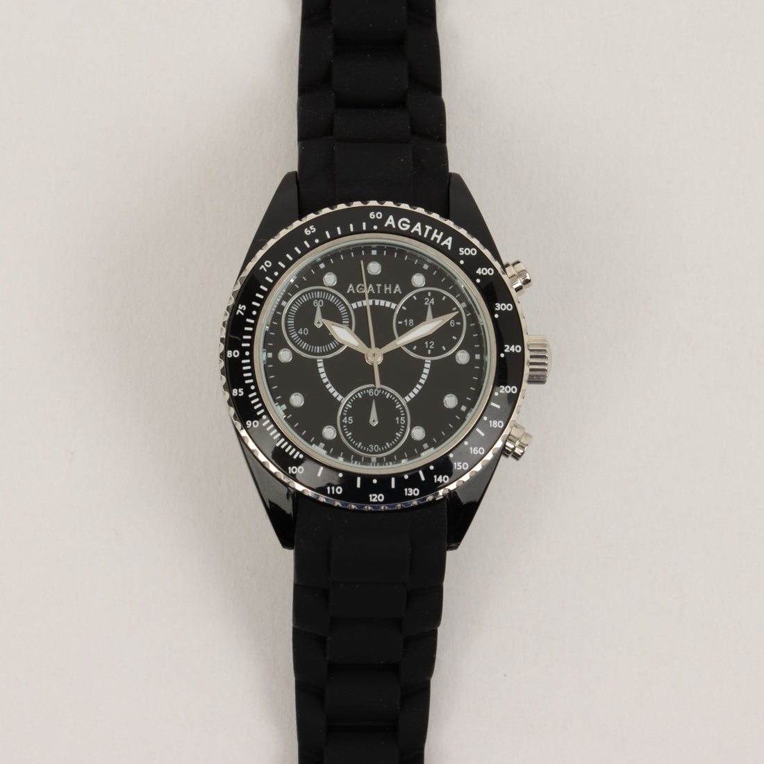 アガタ パリ AGATHA PARIS フリーズ、ラバー、ブラック (ブラック) ブラック