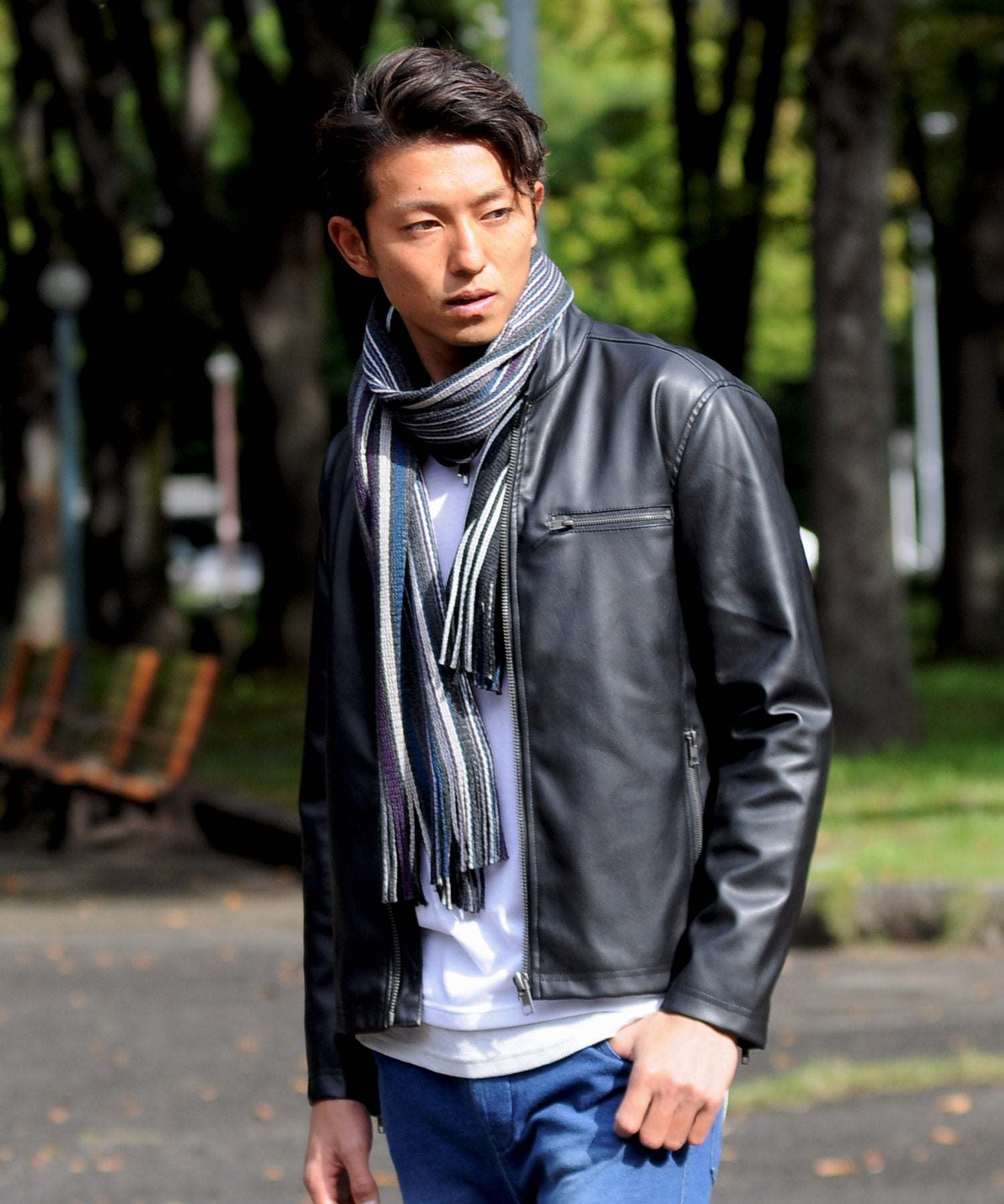 スペイド SPADE マフラー メンズ 日本製 国産 ストライプ ストール リバーシブル レディース ユニセックス プレゼント クリスマス バレンタイン ギフト プチギフト