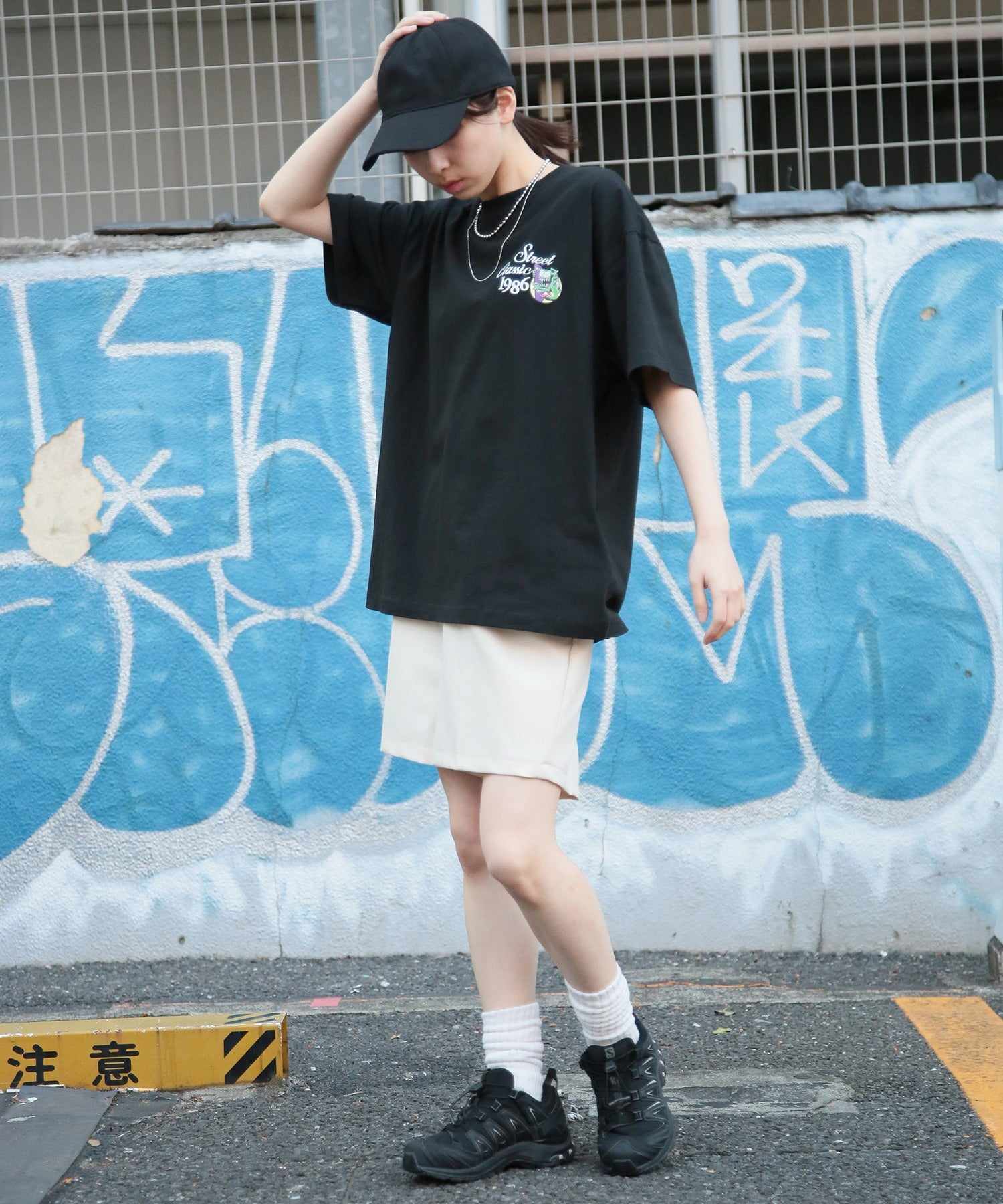 エアウォーク AIRWALK ◎SETUP7別注◎【AIRWALK/エアウォーク】ワンポイント グラフィック 刺繍 Tシャツ 半袖 クルーネック プリントT ユニセックス