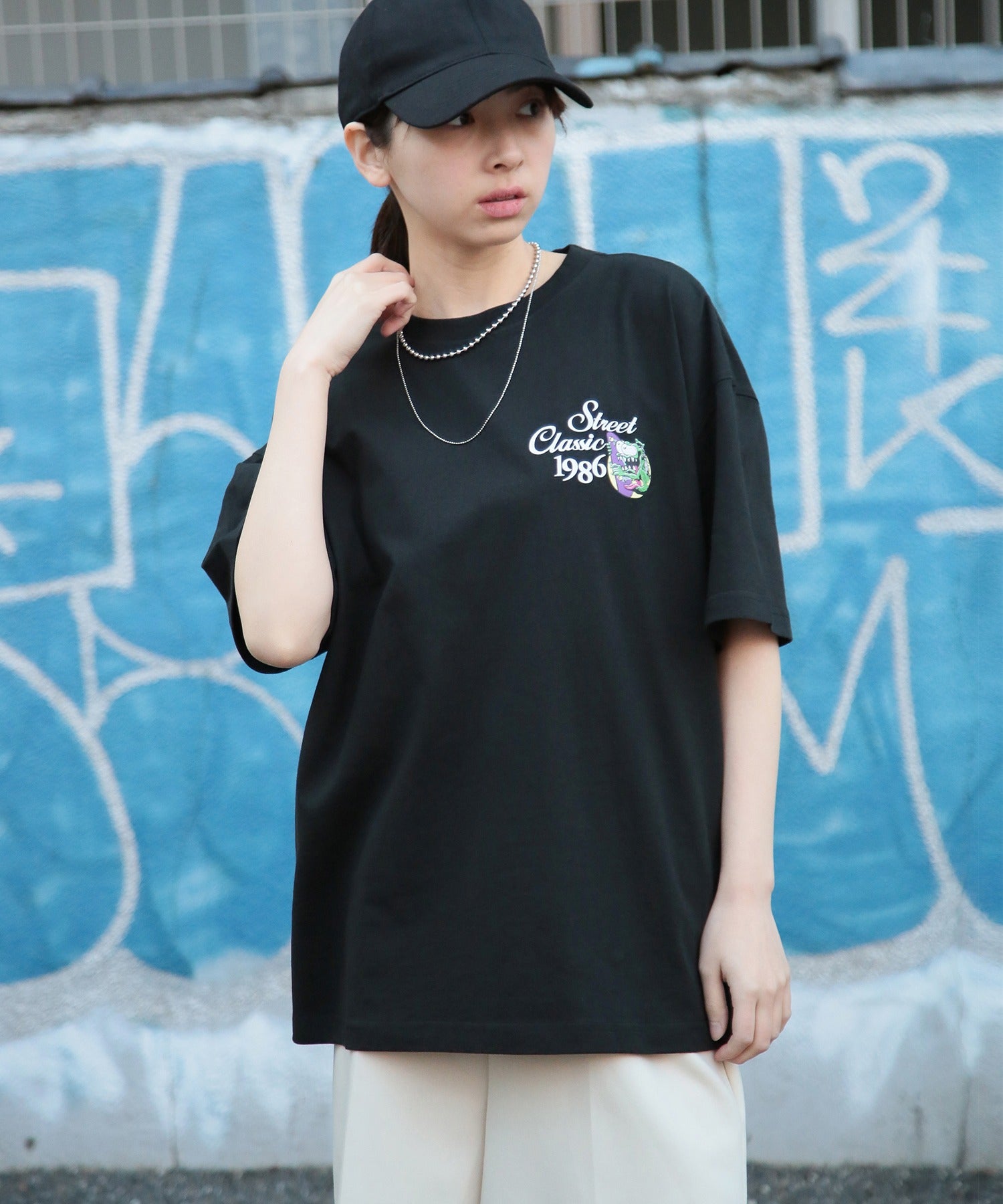 エアウォーク AIRWALK ◎SETUP7別注◎【AIRWALK/エアウォーク】ワンポイント グラフィック 刺繍 Tシャツ 半袖 クルーネック プリントT ユニセックス