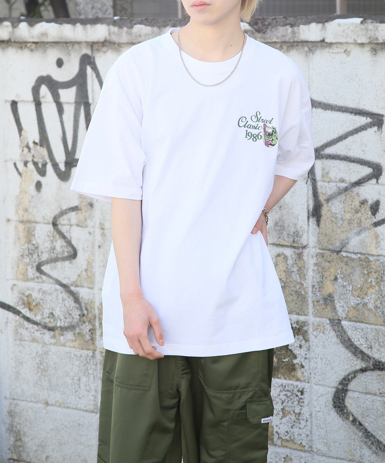 エアウォーク AIRWALK ◎SETUP7別注◎【AIRWALK/エアウォーク】ワンポイント グラフィック 刺繍 Tシャツ 半袖 クルーネック プリントT ユニセックス