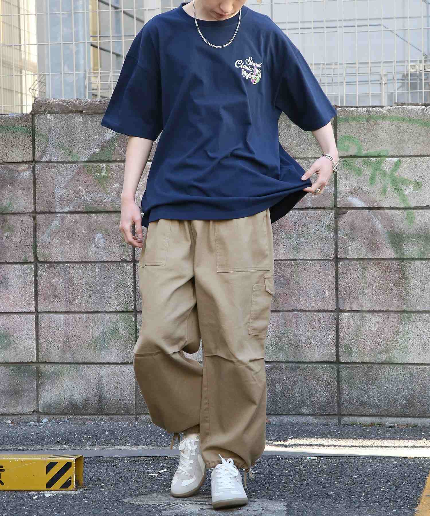 エアウォーク AIRWALK ◎SETUP7別注◎【AIRWALK/エアウォーク】ワンポイント グラフィック 刺繍 Tシャツ 半袖 クルーネック プリントT ユニセックス
