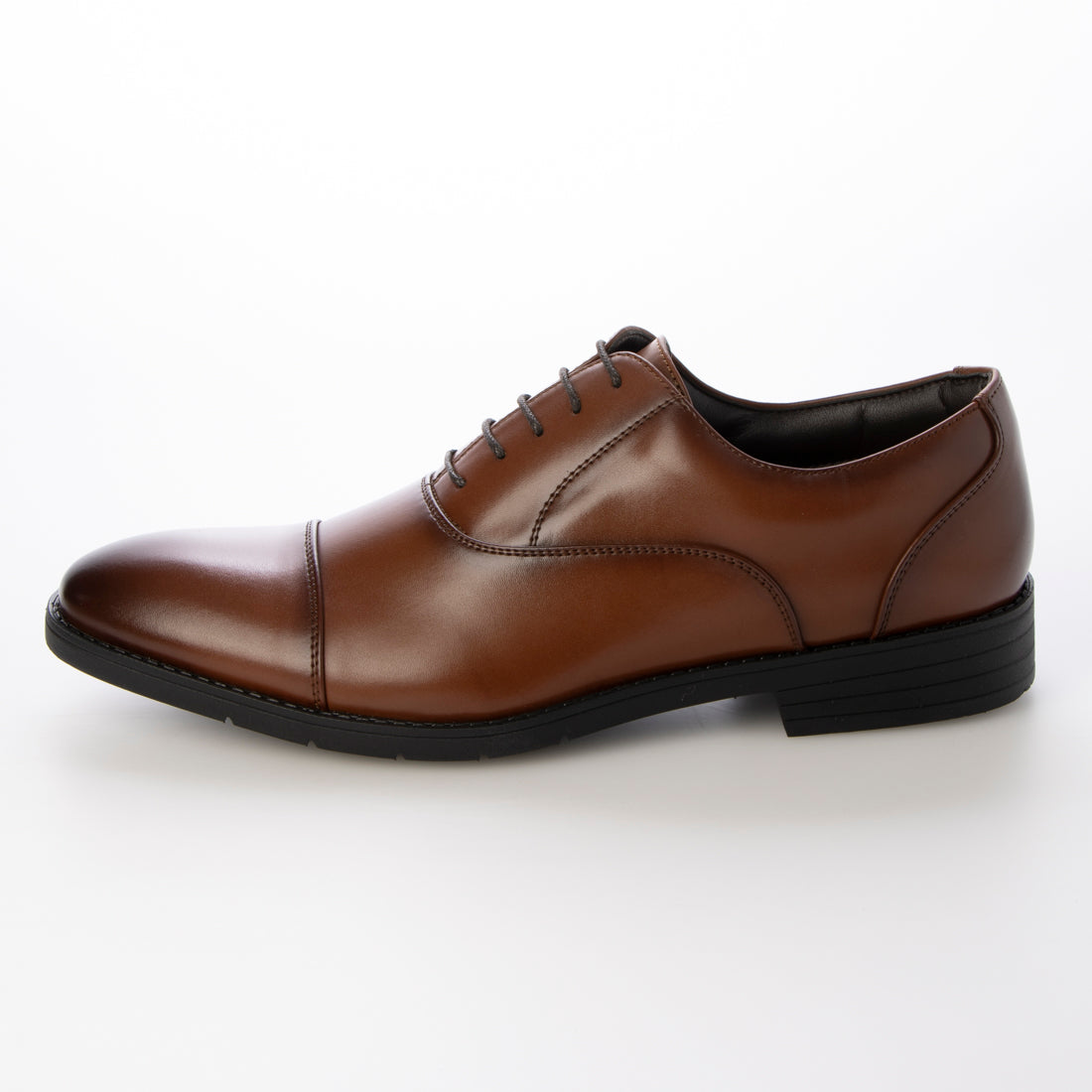 エアグラム AIR GRAM【レイン対応/軽量】メンズ軽量ストレートチップビジネスシューズ (BROWN) BROWN
