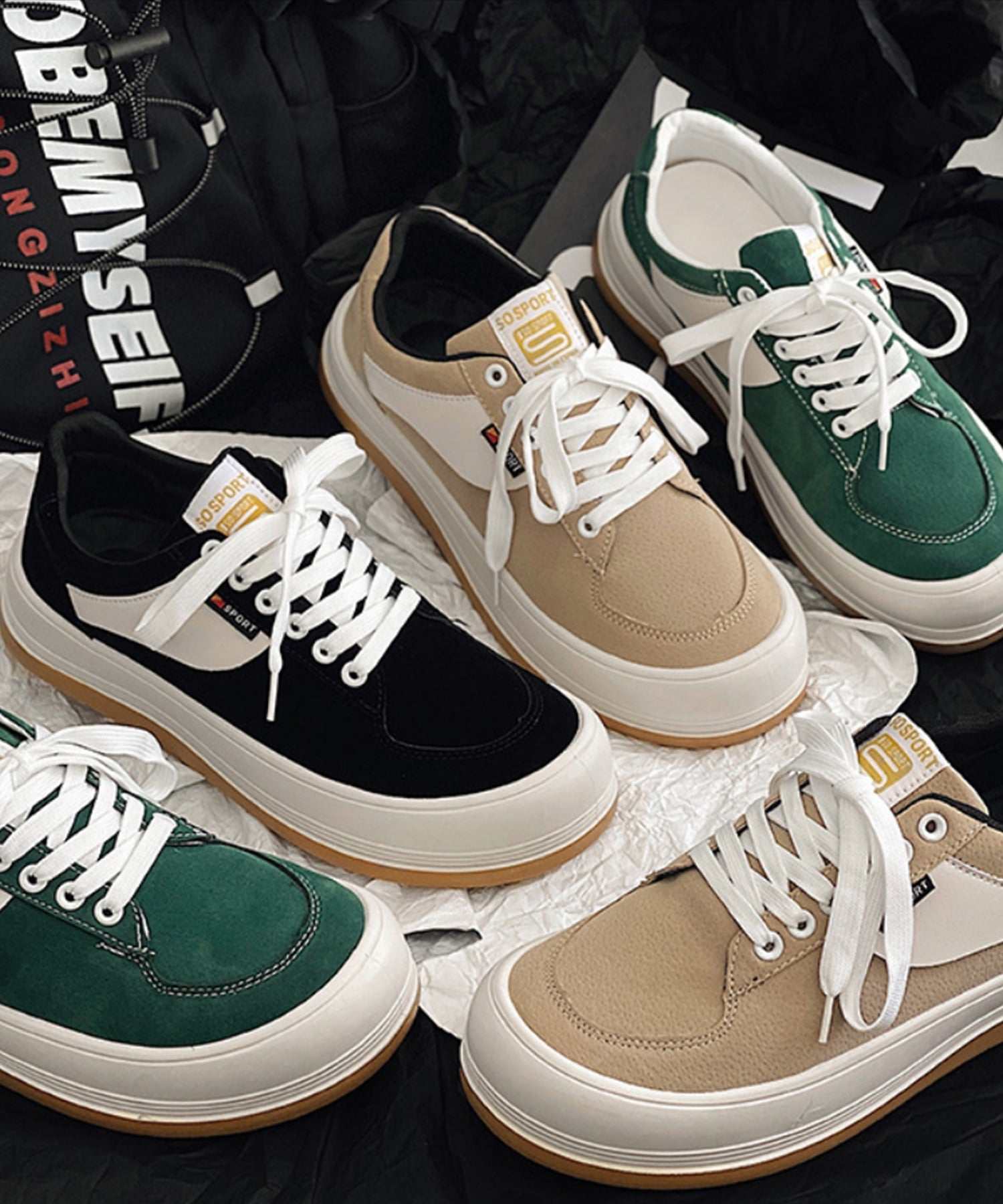 Aimoha Thick-soled Casual Shoes for Men