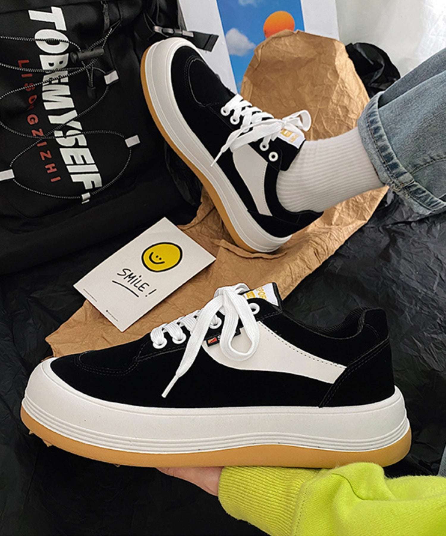 Aimoha Thick-soled Casual Shoes for Men