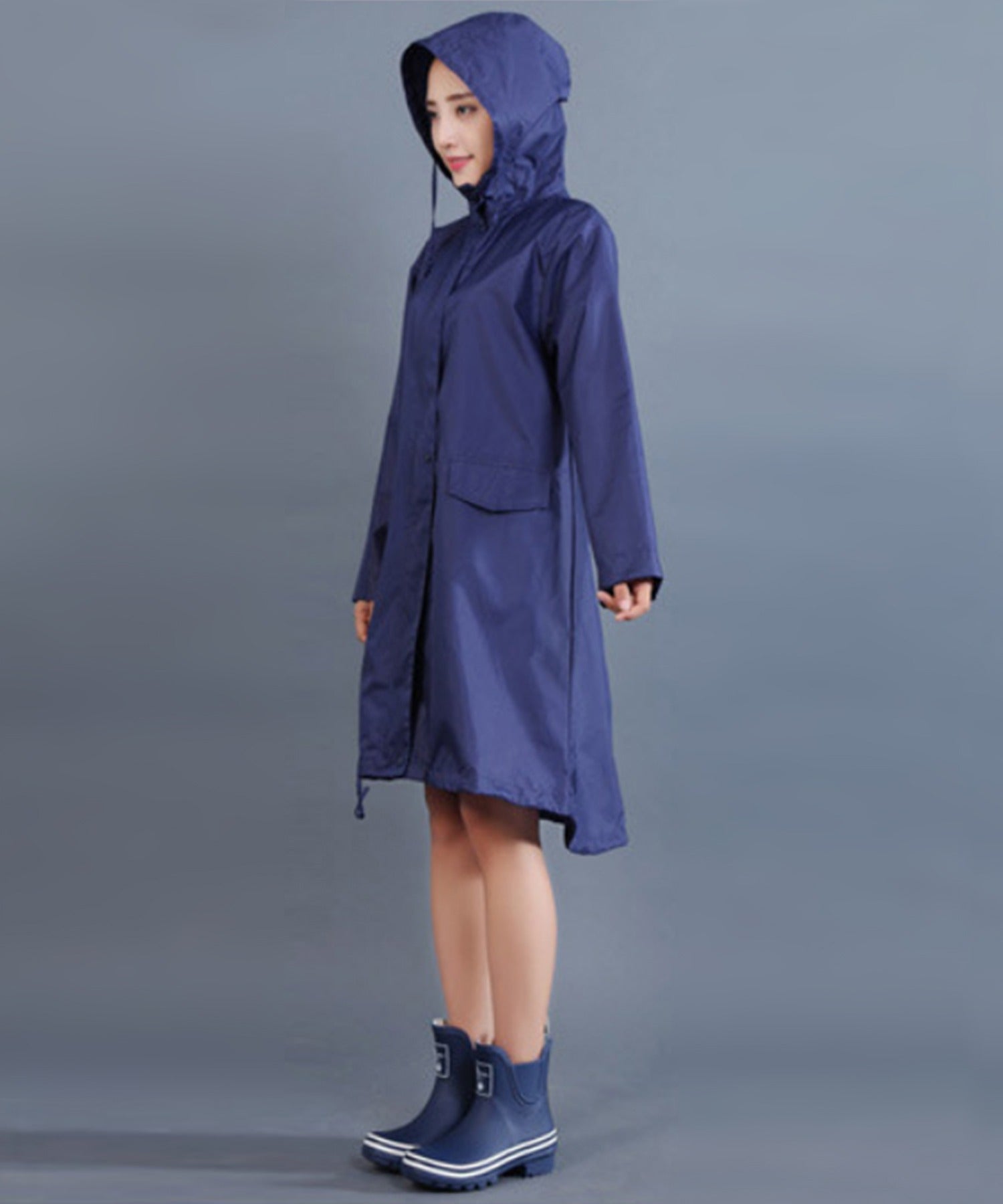 アイモハ aimoha 収納バッグ付きレインコート 折りたたみ