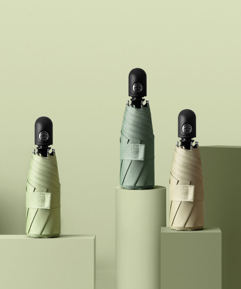 aimoha Unisex Durable 8-Rib One-Touch Ultra Mini Folding Umbrella