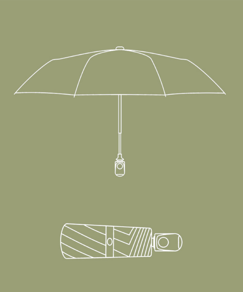 aimoha Unisex Durable 8-Rib One-Touch Ultra Mini Folding Umbrella