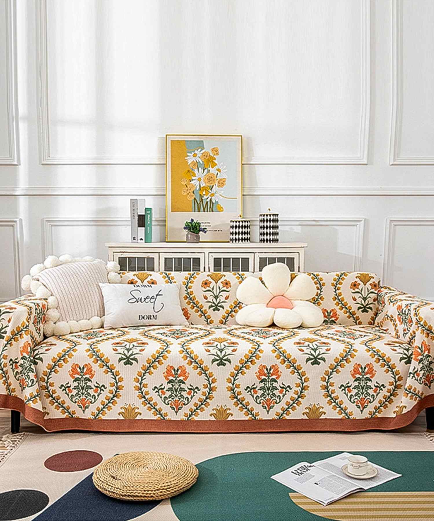 Aimoha All-over Pattern Sofa Cover Multi Cover 【180*220】