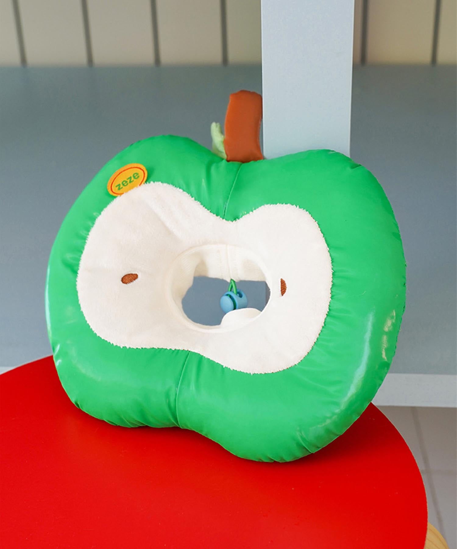 アイモハ aimoha aimoha home/アップル型 ペット用エリザベスカラー 【返品不可商品】 (グリーン) グリーン