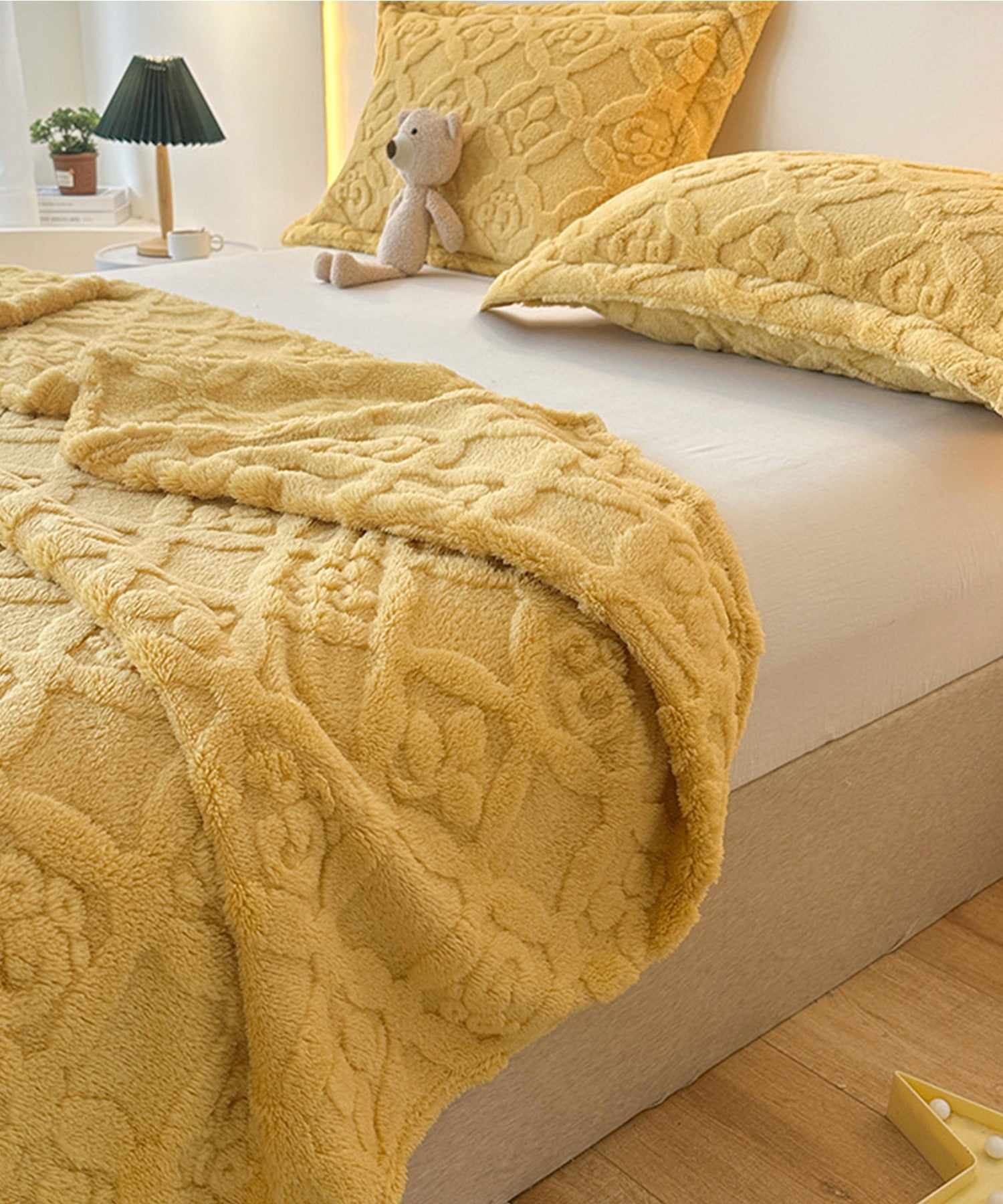 Aimoha aimoha home/Embossed fluffy blanket