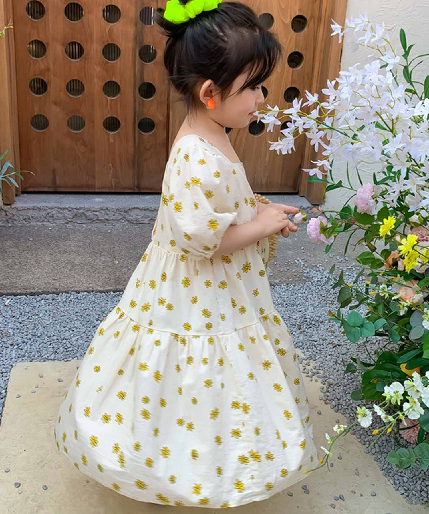 アイモハ aimoha 【aimohaーKIDSー】夏 激かわいい 兄弟姉妹おそろい 小花柄セットアップ