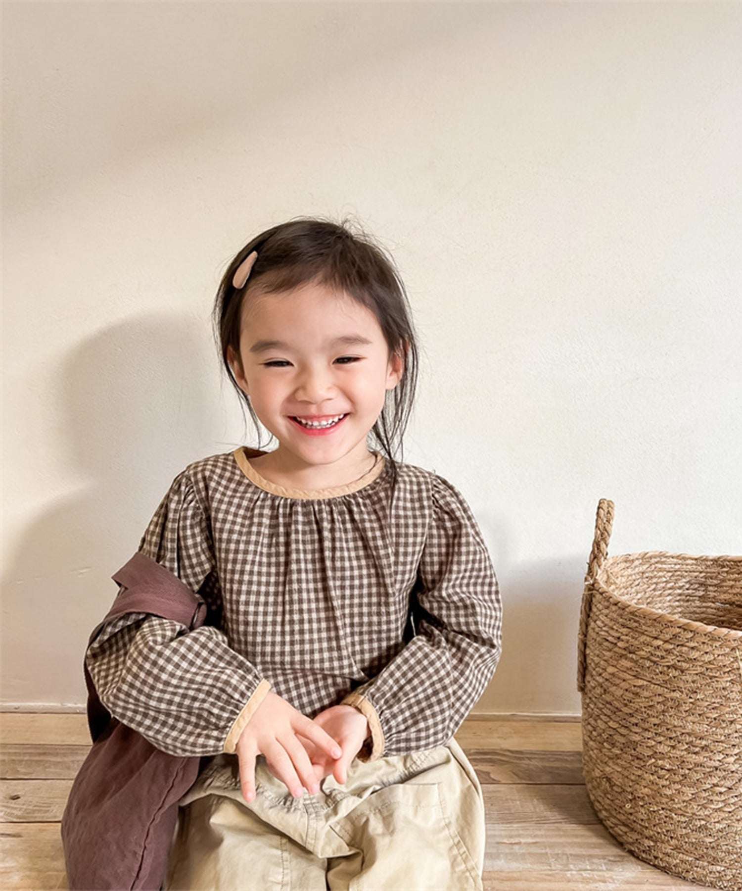 Aimoha aimoha - KIDS - Gingham Check Girly Blouse