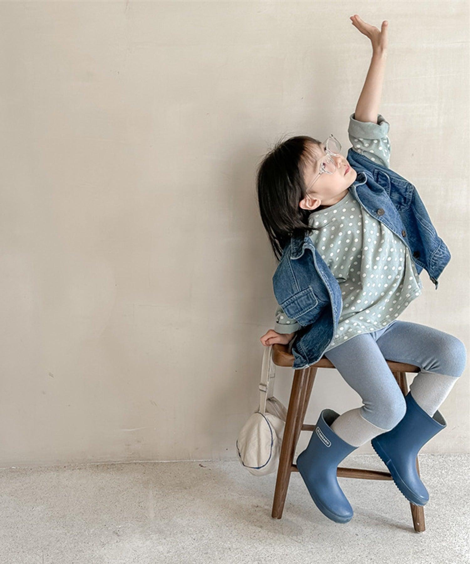 アイモハ aimoha 【aimohaーKIDSー】韓国子供服 万能ノースリーブデニムジャケット ベスト