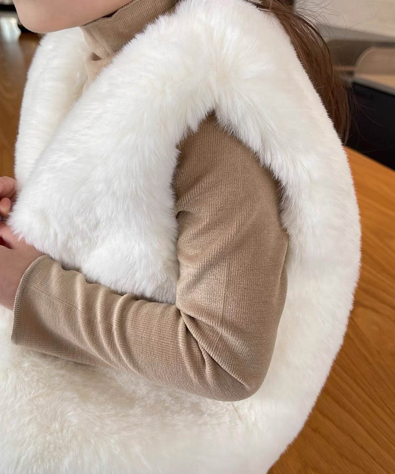 aimoha 【aimoha-KIDS】 Korean children's clothing cute fake fur vest