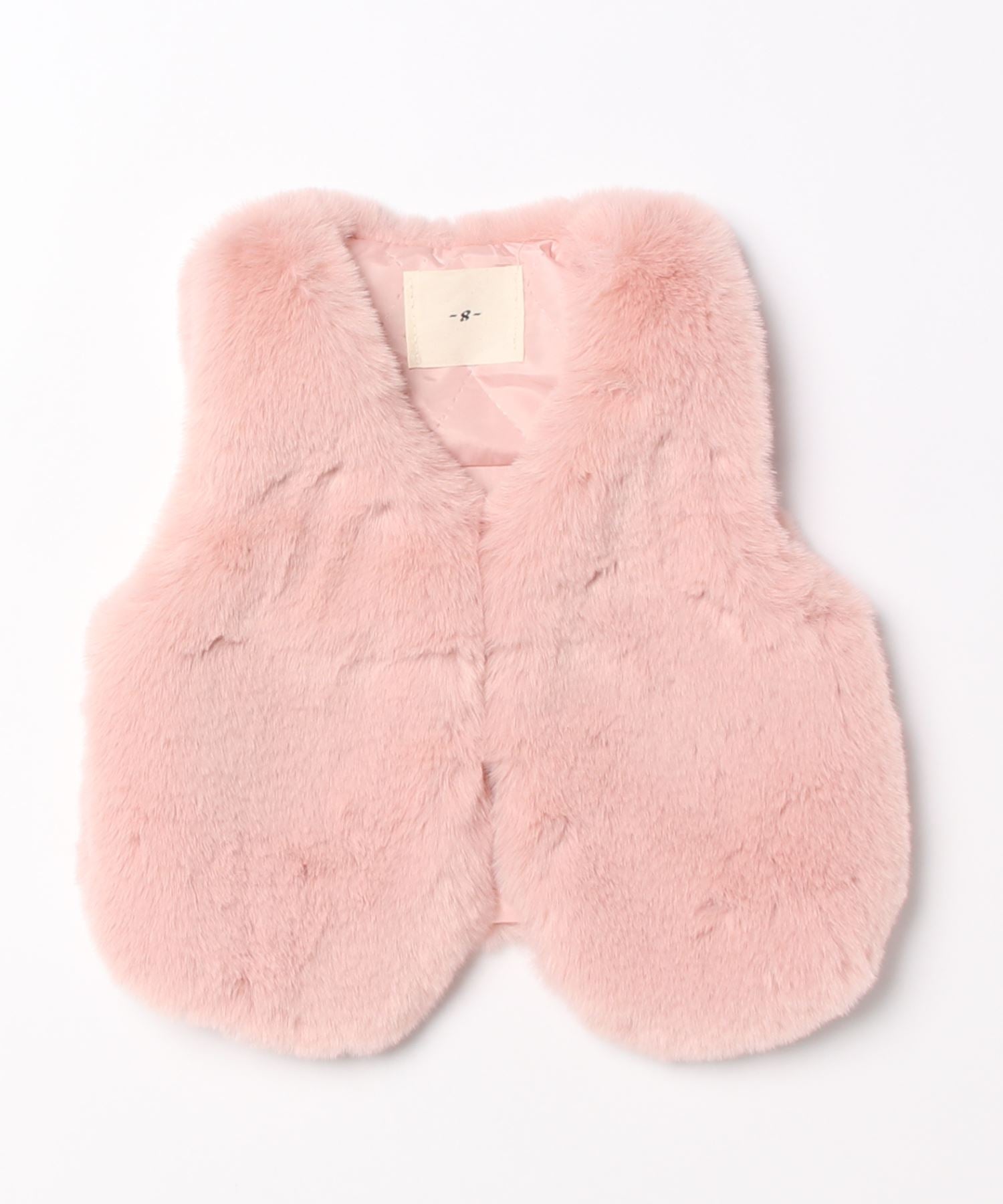 アイモハ aimoha 【aimohaーKIDSー】韓國兒童服 可愛的假毛皮背心