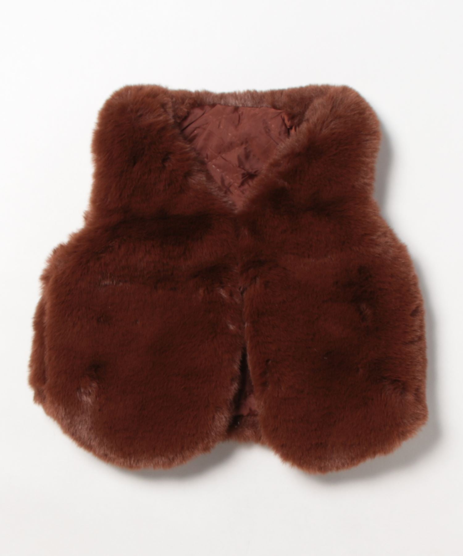 アイモハ aimoha 【aimohaーKIDSー】韓國兒童服 可愛的假毛皮背心