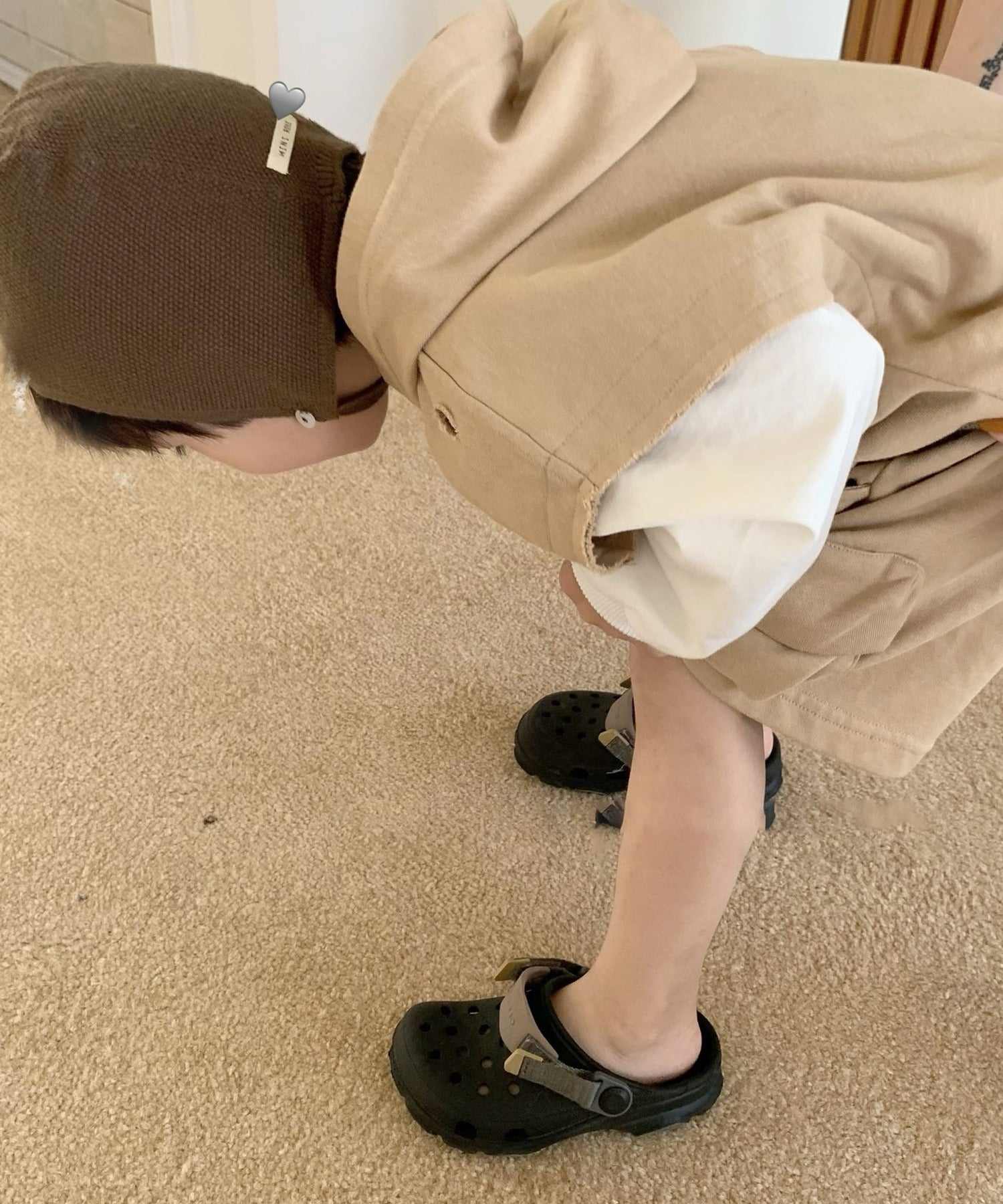 アイモハ aimoha 【aimohaーKIDSー】子供服 重ね着風無地ロングT+半袖スウェットパーカー