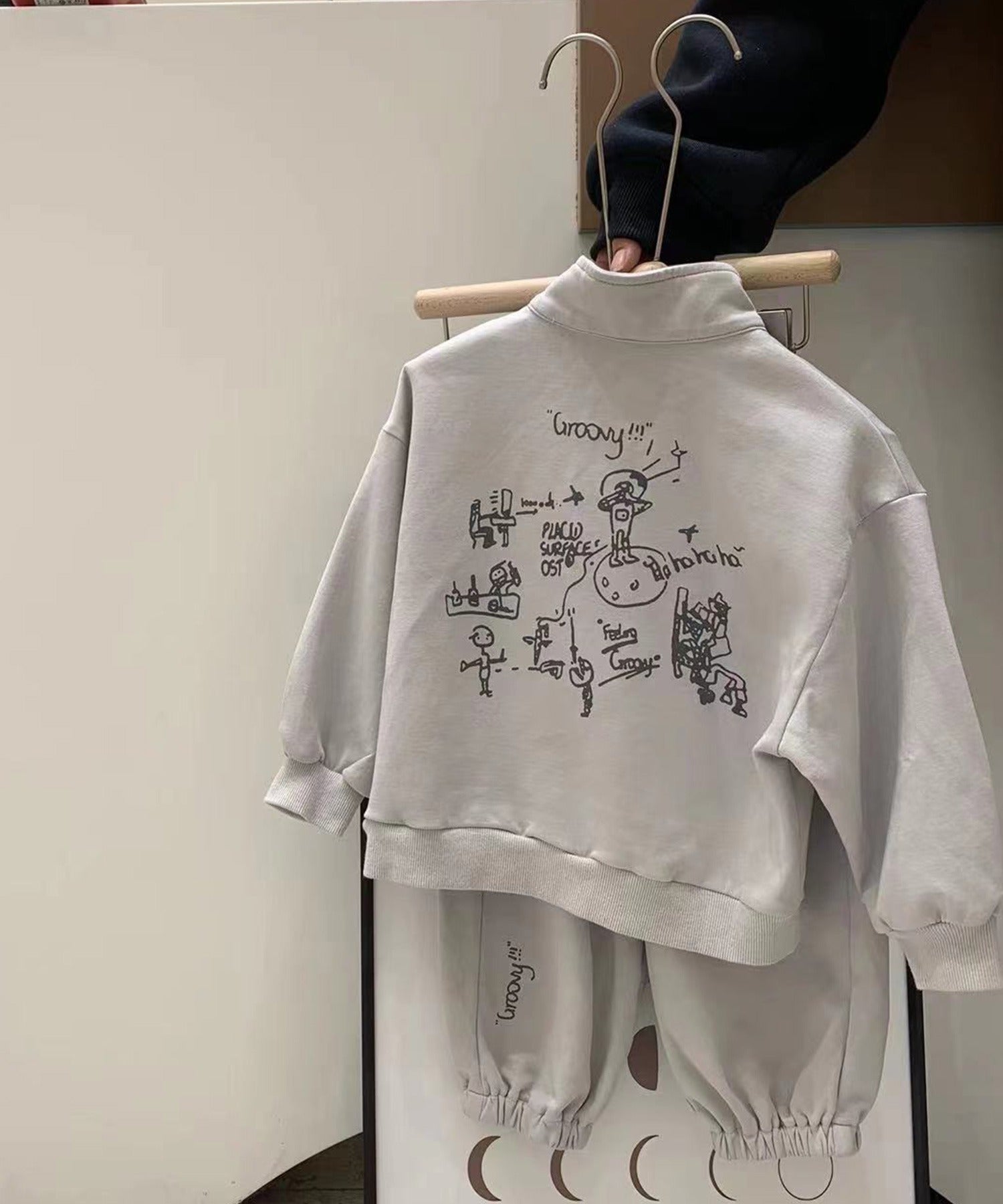 aimoha 【aimoha-KIDS-】Children's Clothing Sports Style Sweat Set