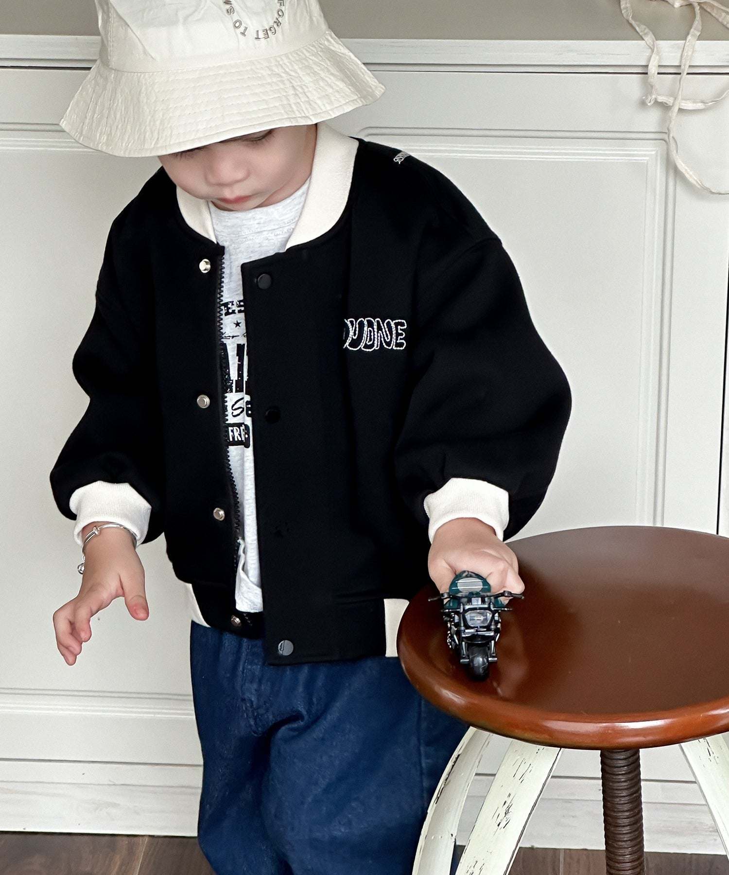 アイモハ aimoha 【aimoha-KIDS-】ジャケットスタジャン